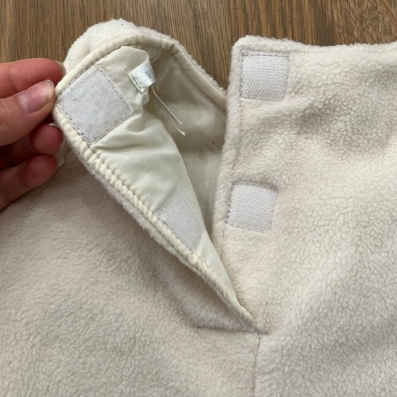 Pottery Barn Kids Baby Cow Farm White Black Polyester Costume Halloween Play - Picture 5 of 8